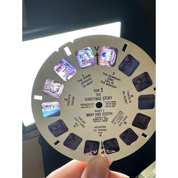 1948 View-Master The Christmas Story 3-Reel Set B383 - Picture 7 of 9